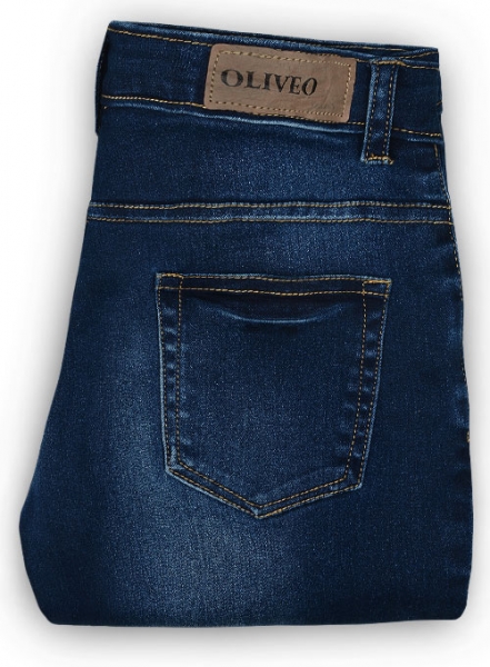 London Blue Stretch Jeans - Indigo Wash