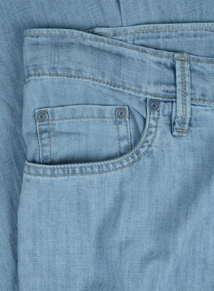 6oz Feather Light Weight Jeans - Light Blue