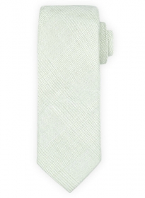 Linen Tie - Hawaiian Summer Green