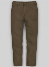 Stretch Summer Brown Chino Jeans