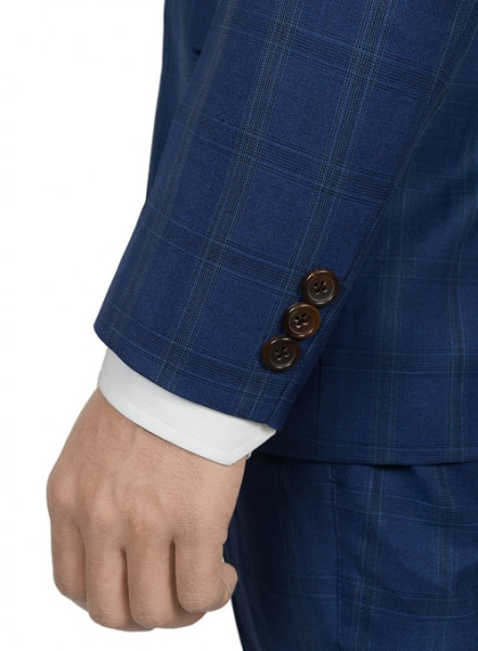 Napolean Blue Club Wool Suit