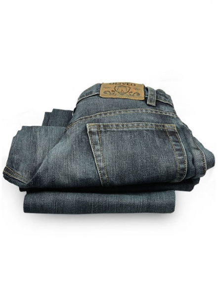 Deadly Dark Blue Jeans - Vintage Wash
