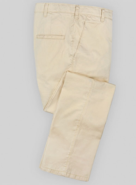 Light Beige Fine Twill Pants