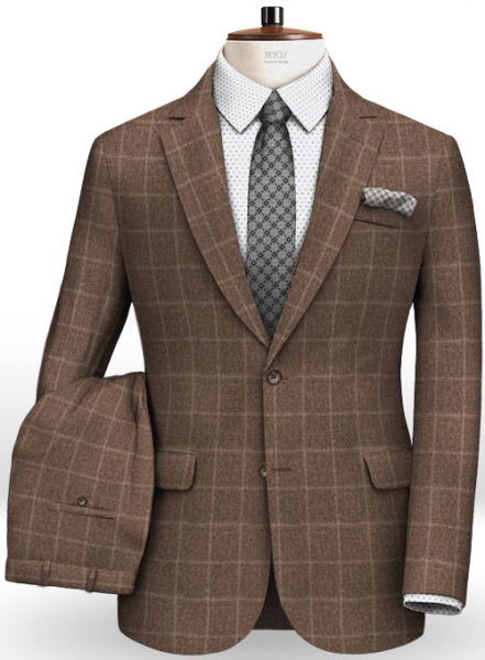 Cashmere Flannel Rich Wool Suit