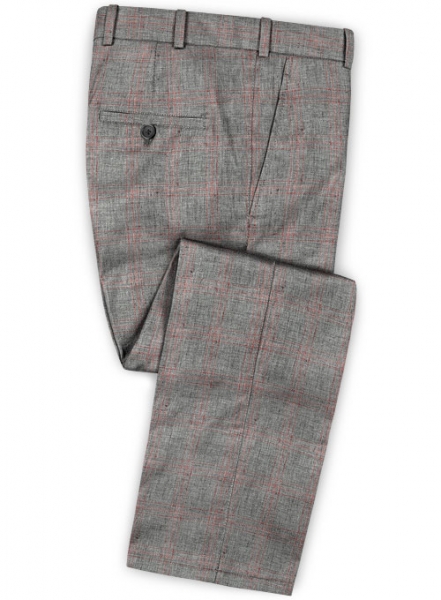 Italian Golf Gray Linen Suit