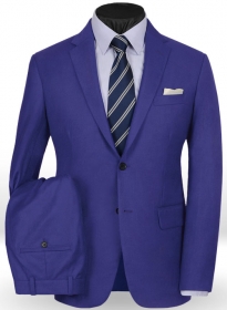 Fizz Blue Flannel Wool Suit - Special Offer