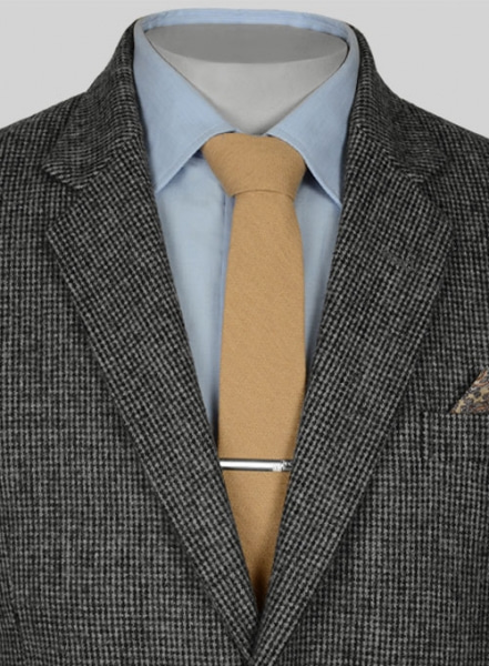 Vintage Gray Macro Weave Tweed Suit