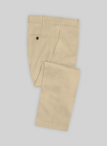 Stretch Summer Light Khaki Chino Pants