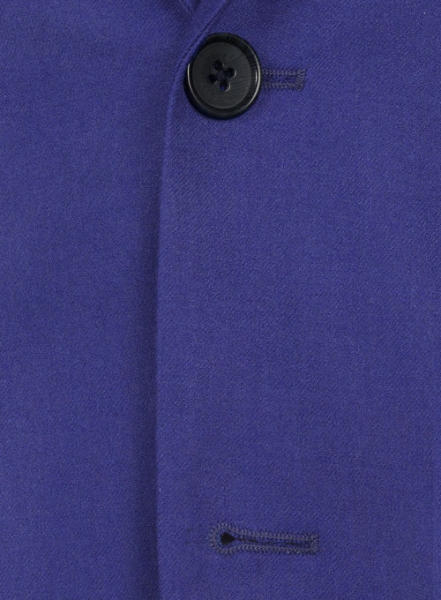 Fizz Blue Flannel Wool Suit - Special Offer