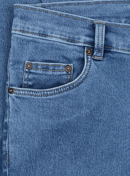 Second Skin Stretch Jeans - Light Blue