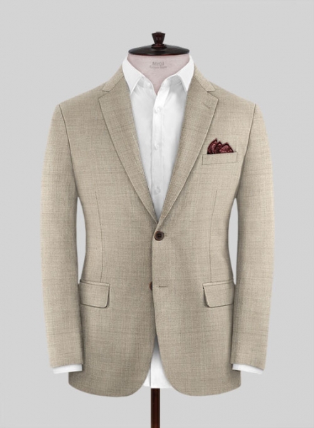 Napolean Melange Khaki Wool Jacket