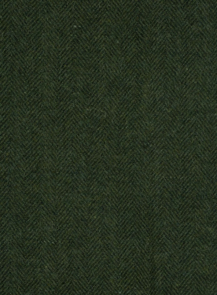 Vintage Herringbone Green Tweed Pants