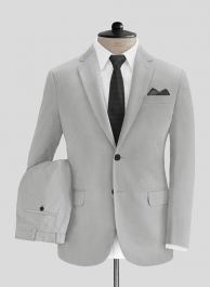 Light Gray Stretch Chino Suit