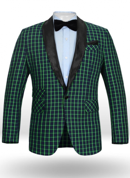 Magnum Checks Plaid Tuxedo Jacket