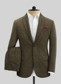 Light Weight Rust Brown Tweed Suit