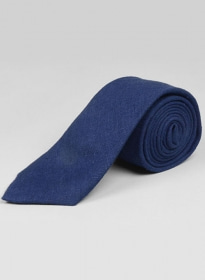 Linen Tie - Pure Powder Blue