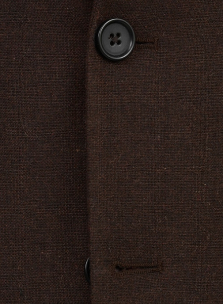 Light Weight Deep Brown Tweed Jacket