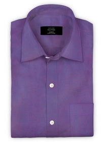 Giza Premium Blue Cotton Shirt - Full Sleeves