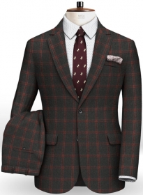 Light Weight Dublin Charcoal Tweed Suit
