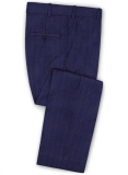 Tap Blue Cotton Wool Stretch Pants