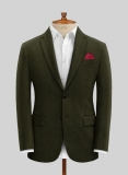 Light Weight Dark Green Tweed Jacket
