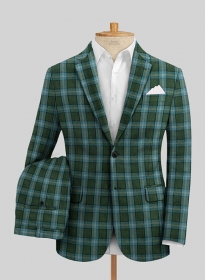 Solbiati Green Glen Linen Suit