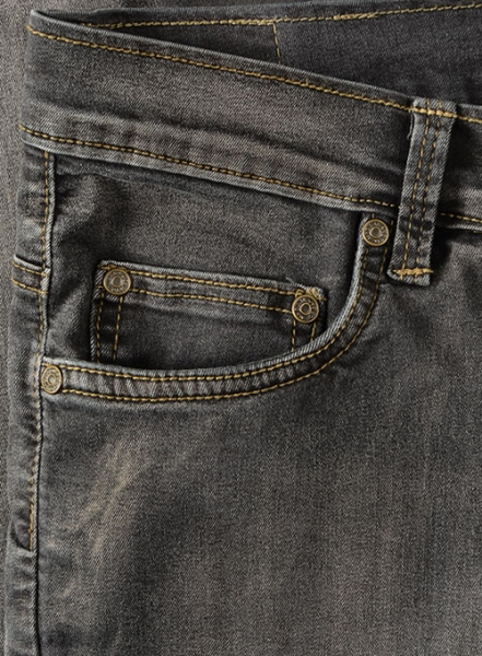 Black Body Hugger Stretch Jeans - Vintage Wash