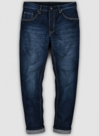 Skywalk Blue Hard Wash Whiskers Jeans