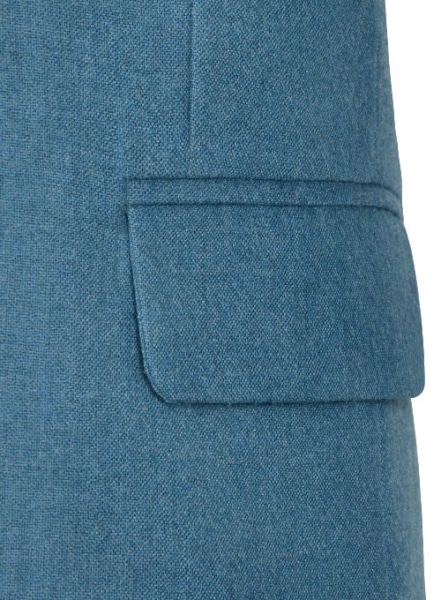 Light Weight Bar Blue Tweed Jacket