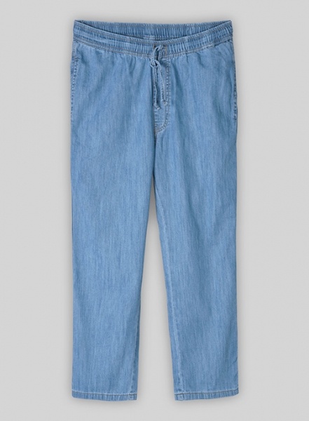 Pull On Jeans - 7oz Light Weight Jeans Light Blue