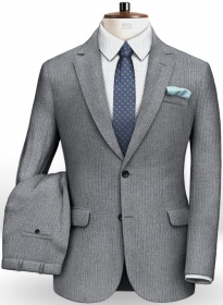 Gray Thick Corduroy Suit