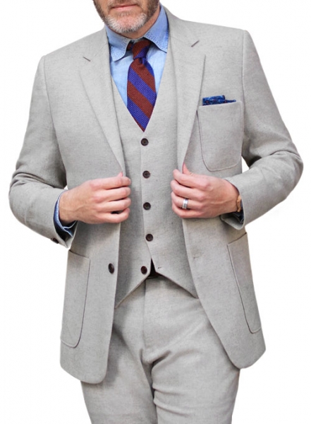 Light Weight Fawn Tweed Suit