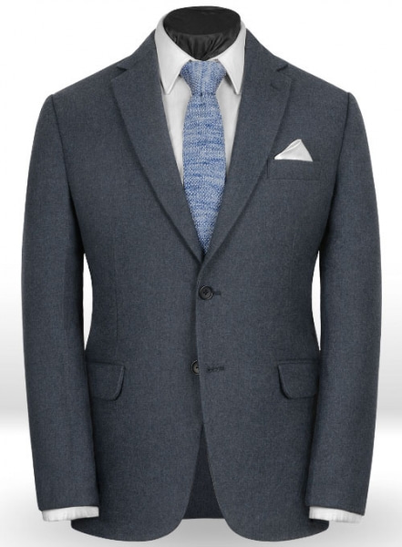 Light Weight Bond Blue Tweed Jacket - 40R