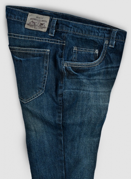 Jones Blue Indigo Wash Whisker Jeans