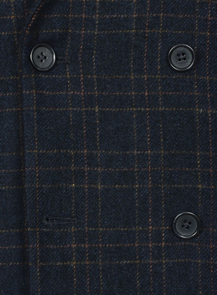 Vintage Jones Navy Checks Tweed Suit