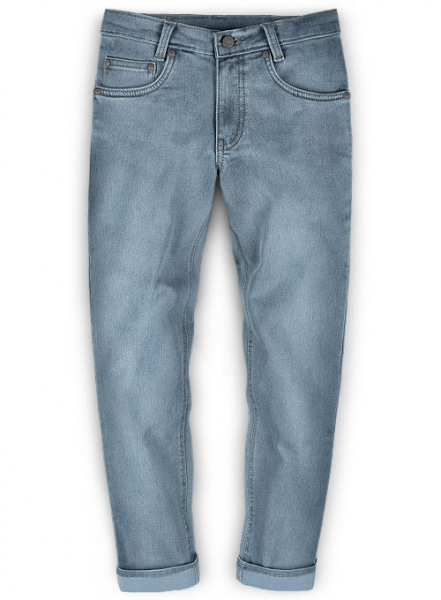 Astro Blue Stretch Jeans - Light Blue