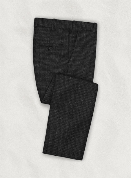 Birdseye Wool Charcoal Suit