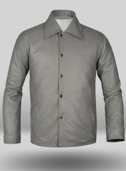 Croma Gray Leather Jacket - M Regular