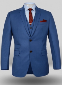 Power Blue Wool Jacket