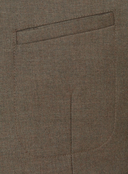Frosted Brown Terry Rayon Breezer Style Jacket