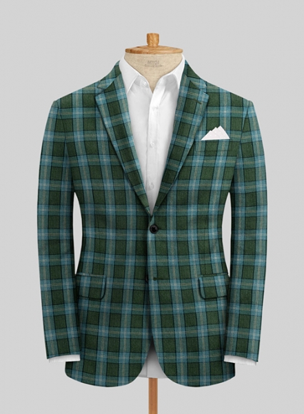 Solbiati Green Glen Linen Suit