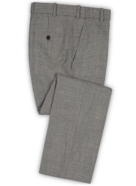 Vintage Rope Weave Gray Tweed Suit