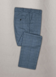 Napolean Tonia Blue Wool Pants