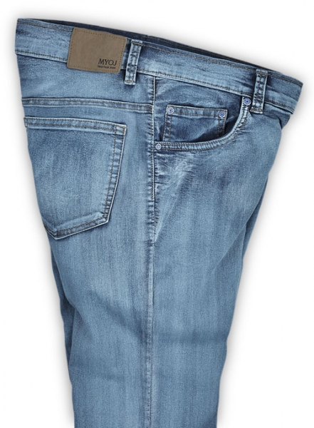 Indigo Blue Jeggings - Light Weight Jeans - Vintage Wash
