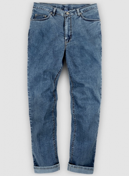 Indigo Blue Jeggings - Light Weight Jeans - Blast Wash