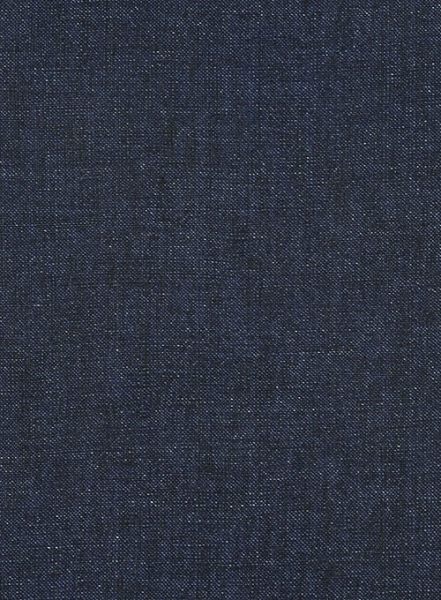 Italian Blue Khyber Linen Pants - 32R