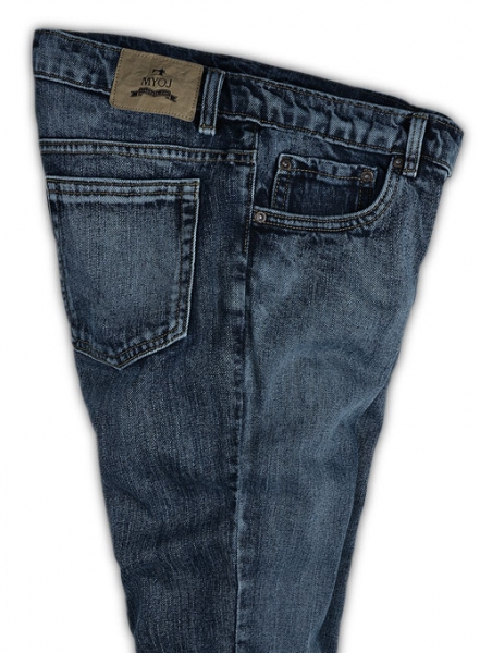 Classic Indigo Rinse Jeans - Vintage Wash