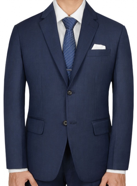 Napolean Mimosa Blue Wool Suit