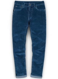Indigo Corduroy Denim-X Stretch Jeans - Look #428