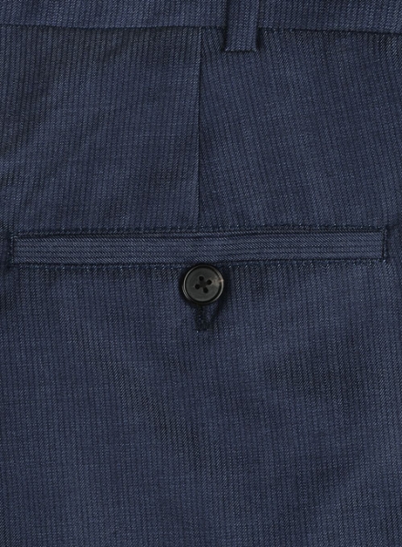 Reda Metro Blue Pure Wool Pants